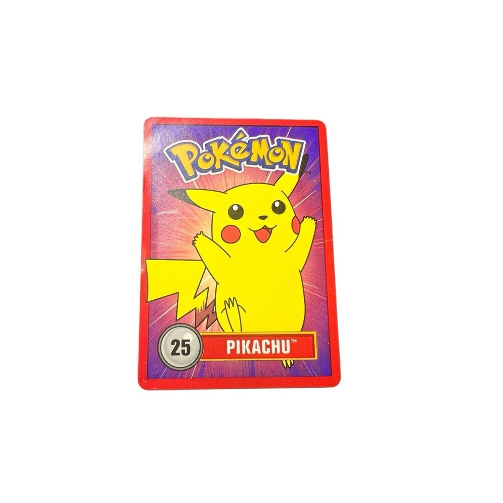 PIKACHU #25 2000 OFFICIAL‎ POKEMON NINTENDO CARD PROMO RARE
